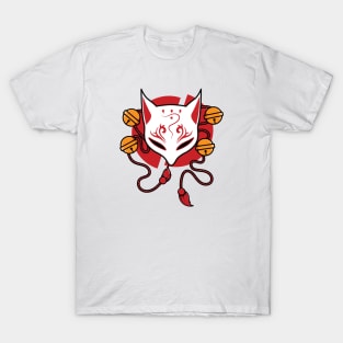 Japanese kitsune mask T-Shirt